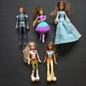 Mcdonald's Magic Of Pegasus 2005 & My Scene 2004 Barbie Dolls